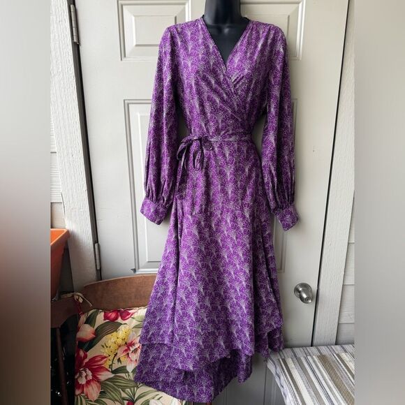 Roller Rabbit Printed Long A-Line Dress – Size S - Picture 4 of 12